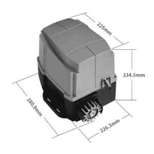 F500 automatic sliding gate motor dimensions