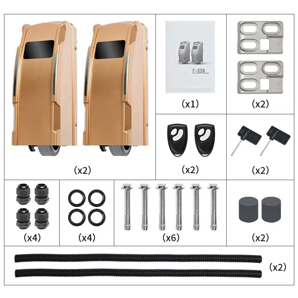 F630 automatic roller swing gate opener kit